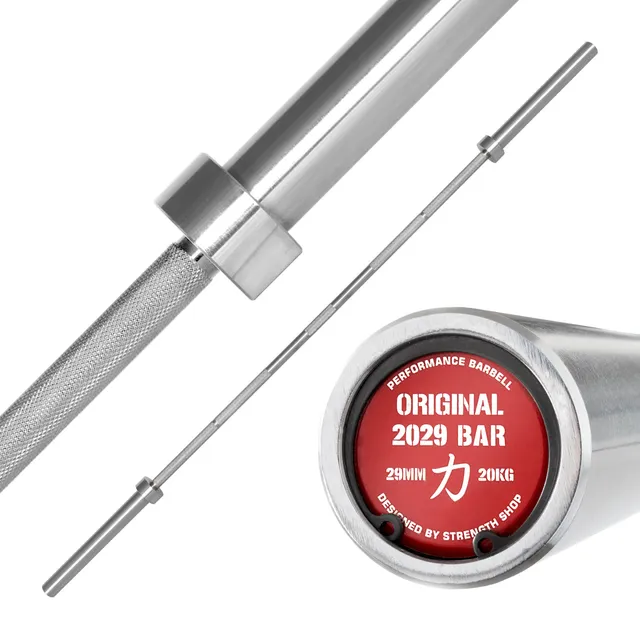 strength-shop-original-2029-barre-power-chrome-220cm-20kg-29mm image 1