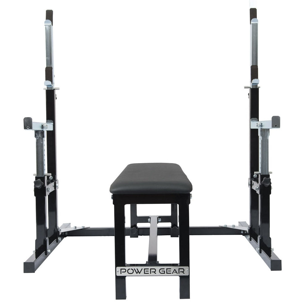 power-gear-half-rack-v4-rack-squat-et-d-velopp-couch image 1