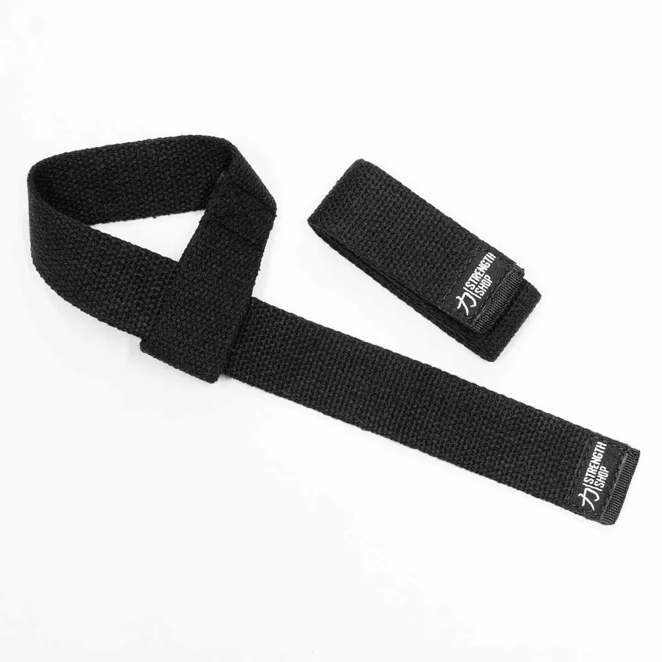 strength-shop-originals-sangles-de-tirage-coton-noir image 1