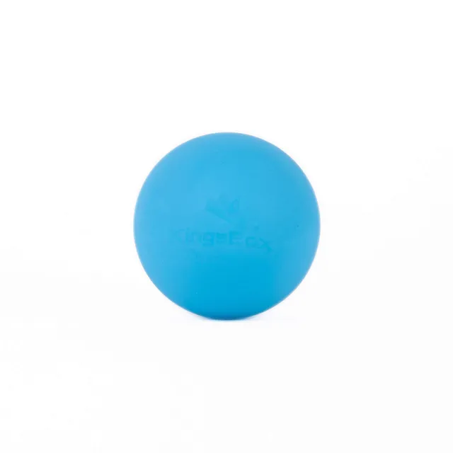 kingsbox-lacrosse-ball-bleue-balle-de-massage-trigger-point-6-cm image 1