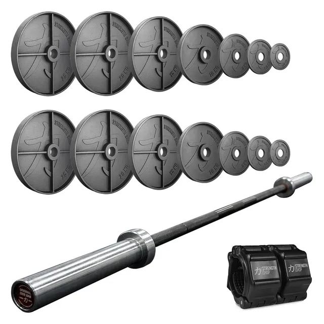 strength-shop-powerlifter-s-legacy-bundle-157-5-kg-disques-deep-dish-power-bar image 1