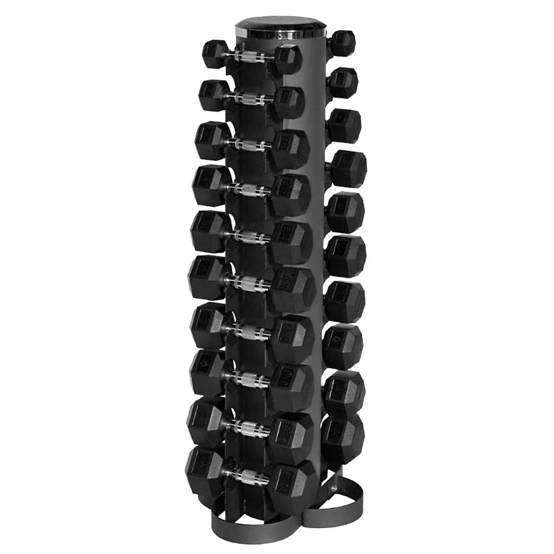 strength-shop-hex-dumbbell-sets-halt-res-hexagonaux-caoutchouc image 2