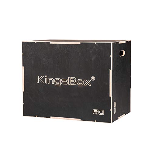 kingsbox-royal-series-plyo-box-en-bois-3-en-1-noir-50x60x75-cm-200-kg image 5