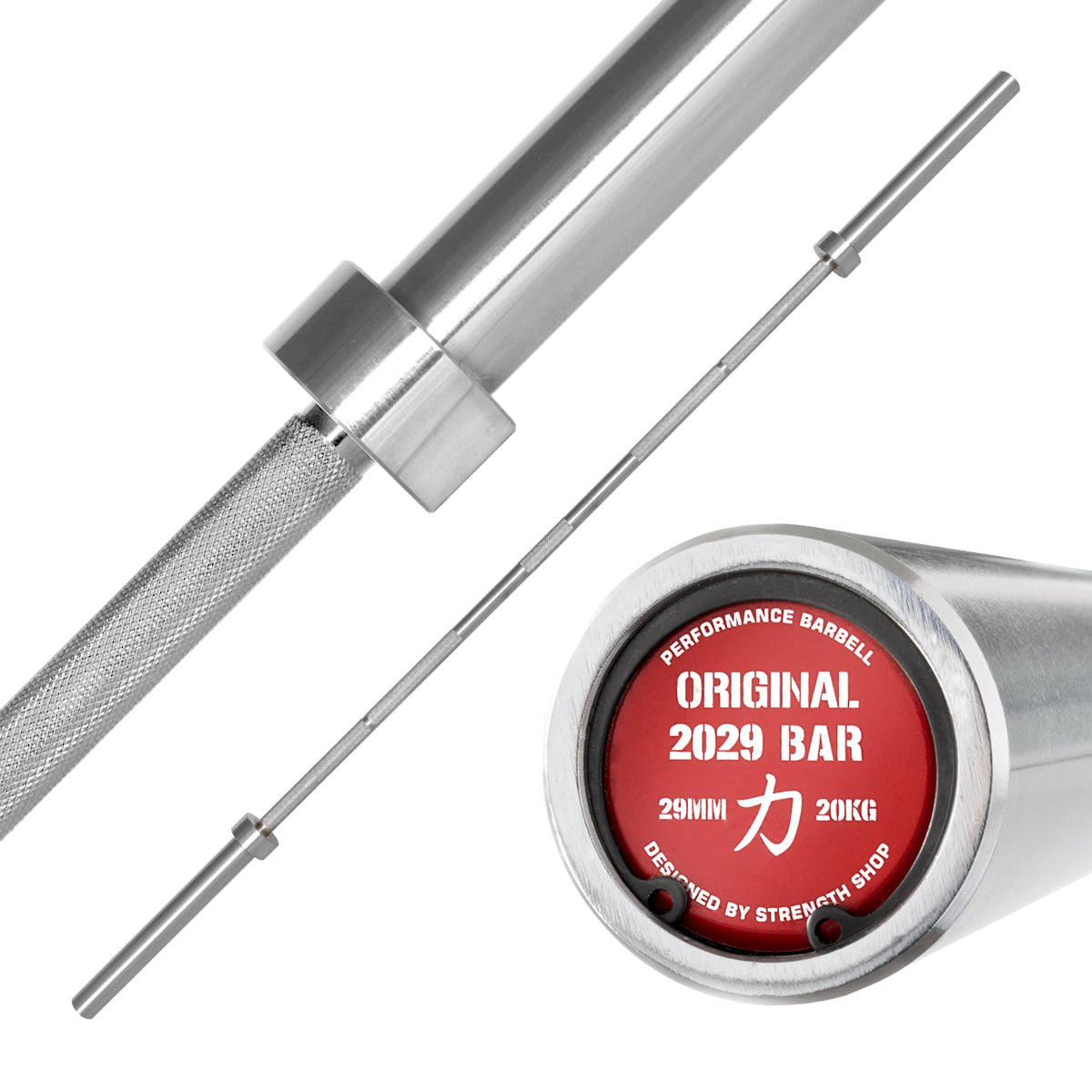 strength-shop-original-2029-barre-power-chrome-220cm-20kg-29mm image 1