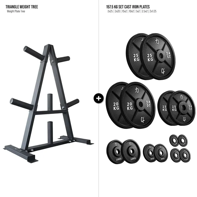 strength-shop-set-triangle-storage-rack-plaques-fonte-riot-olympique image 1