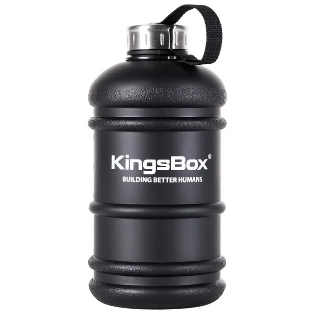 kingsbox-bouteille-d-eau-blacknight-2-2-l-sans-bpa-noir-mat image 1