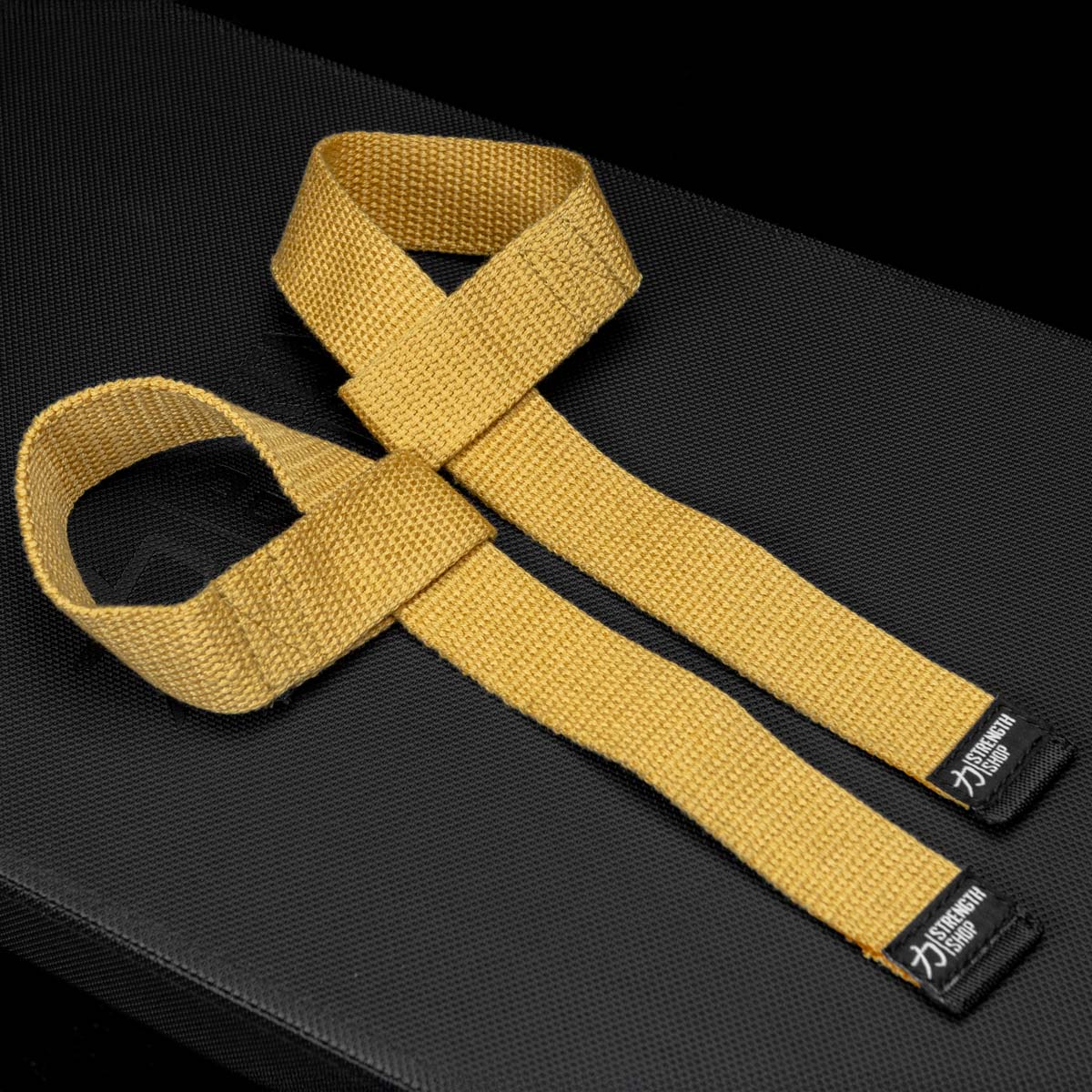strength-shop-originals-lifting-straps-gold-cotton-sangles-de-tirage image 5