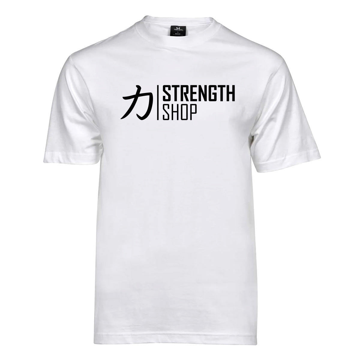 strength-shop-strength-wear-t-shirt-logo-v3-blanc image 1