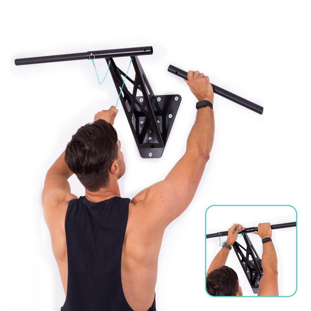 pullup-dip-barres-droites-muscle-up-tractions-et-dips-acier-lot-de-2 image 6