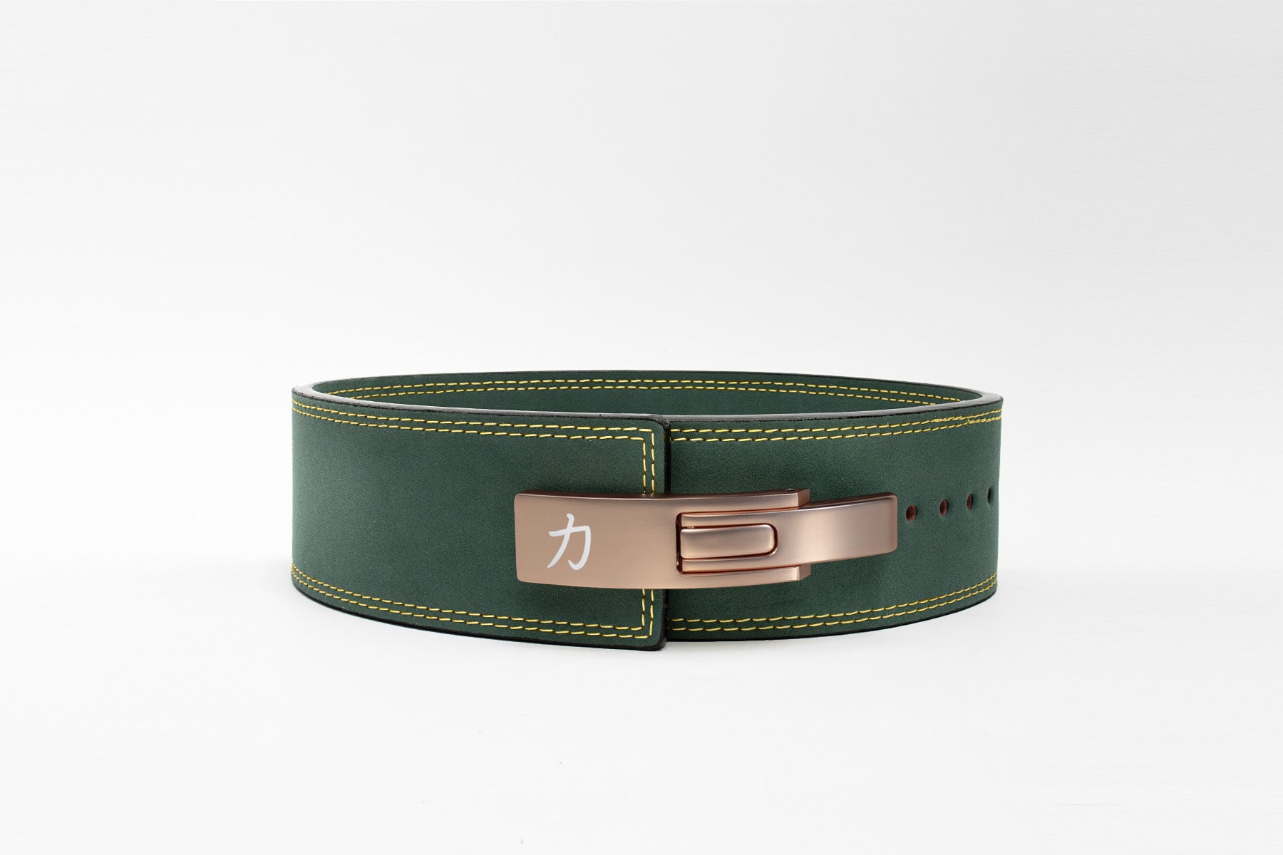 strength-shop-vintage-green-lever-belt-10mm-ceinture-levier-ipf image 7