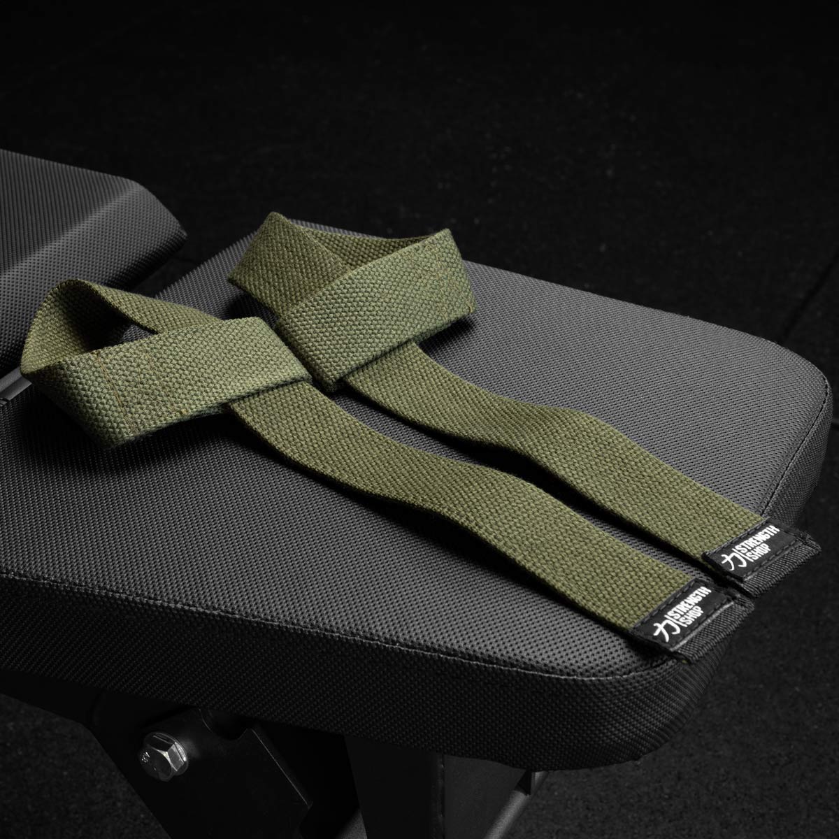 strength-shop-originals-sangles-de-tirage-coton-kaki-54cm-paire image 3