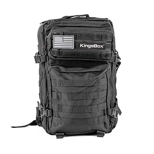 kingsbox-home-series-sac-dos-unisexe-45-l-48x32x29-cm-noir-1-25-kg image 5