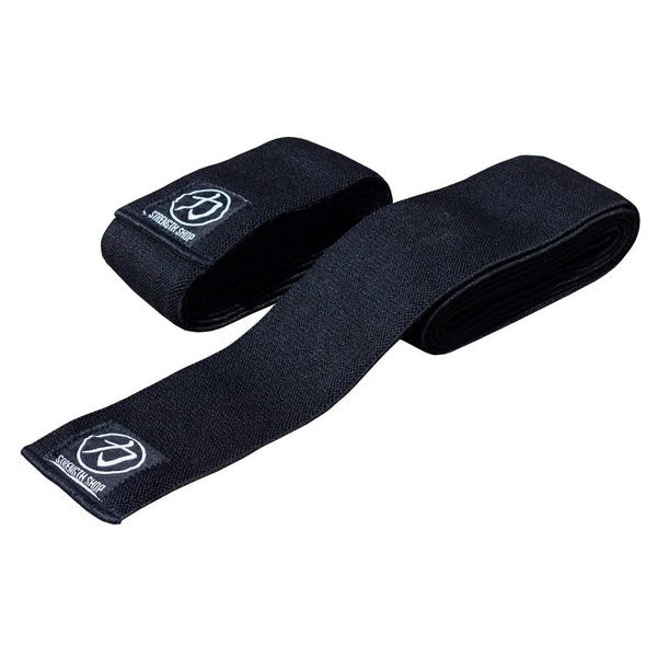 strength-shop-normal-black-knee-wraps-2-m-2-5-m-bandes-de-genoux image 1