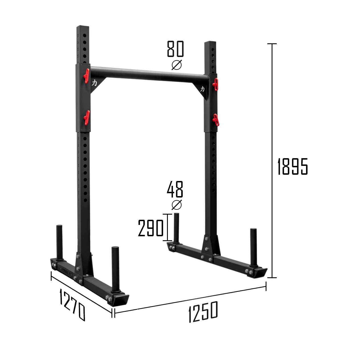 strength-shop-riot-narrow-crossbeam-traverse-125cm-pour-yoke-v2 image 2