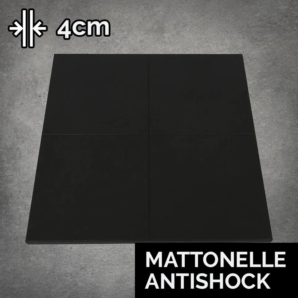 power-gear-antishock-dalles-caoutchouc-sol-musculation image 1