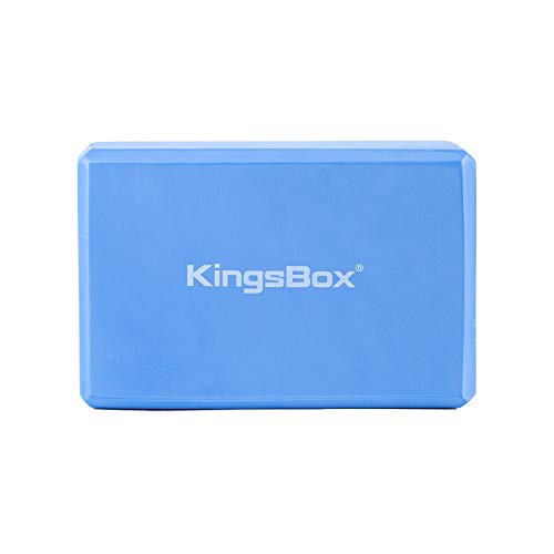kingsbox-foam-block-yoga-brique-mousse-eva-bleue-23x15x8-cm image 4