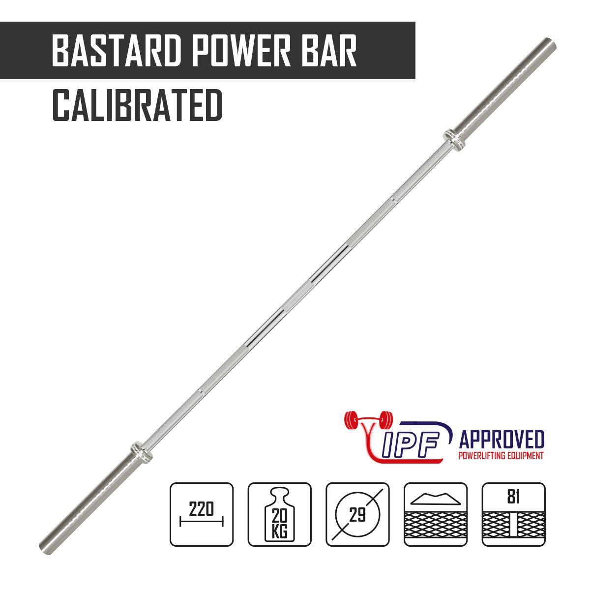 strength-shop-calibrated-bastard-power-bar-inox-20kg-ipf-approved image 2