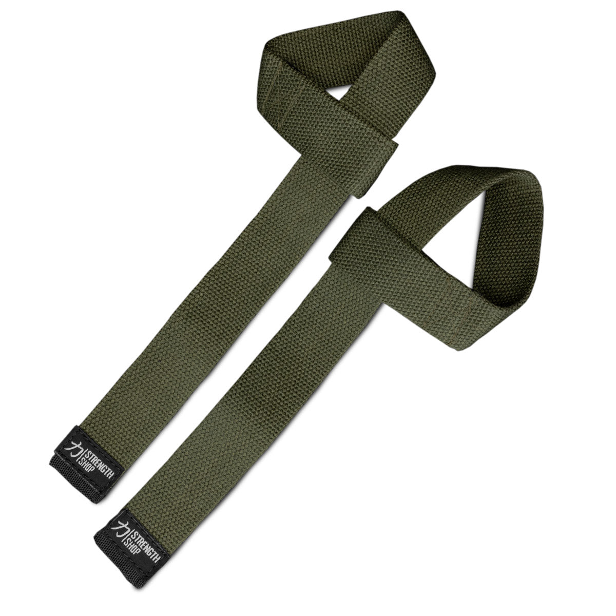 strength-shop-originals-sangles-de-tirage-coton-kaki-54cm-paire image 2