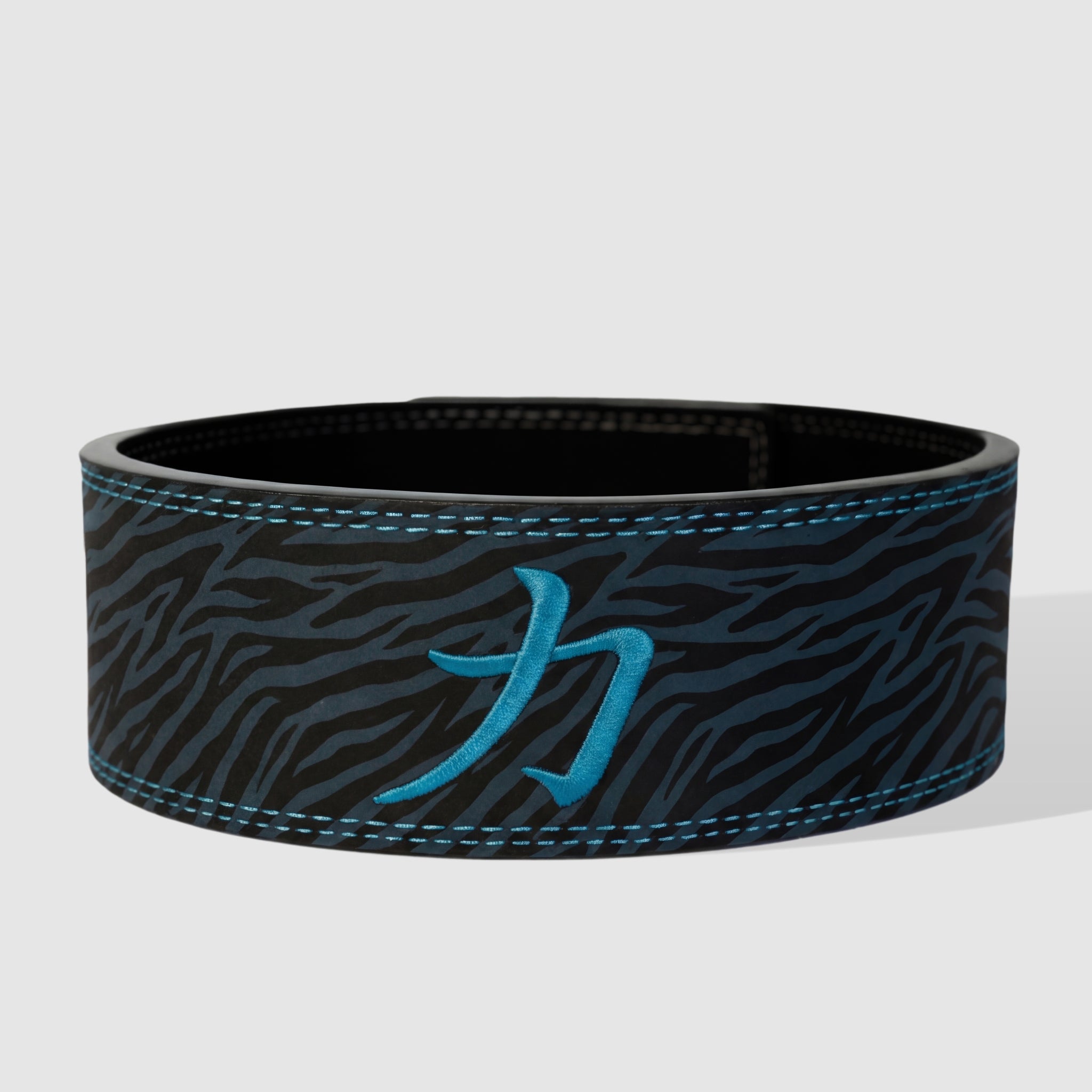 strength-shop-blue-tiger-print-lever-belt-10mm-ceinture-de-force-ipf-approved image 7