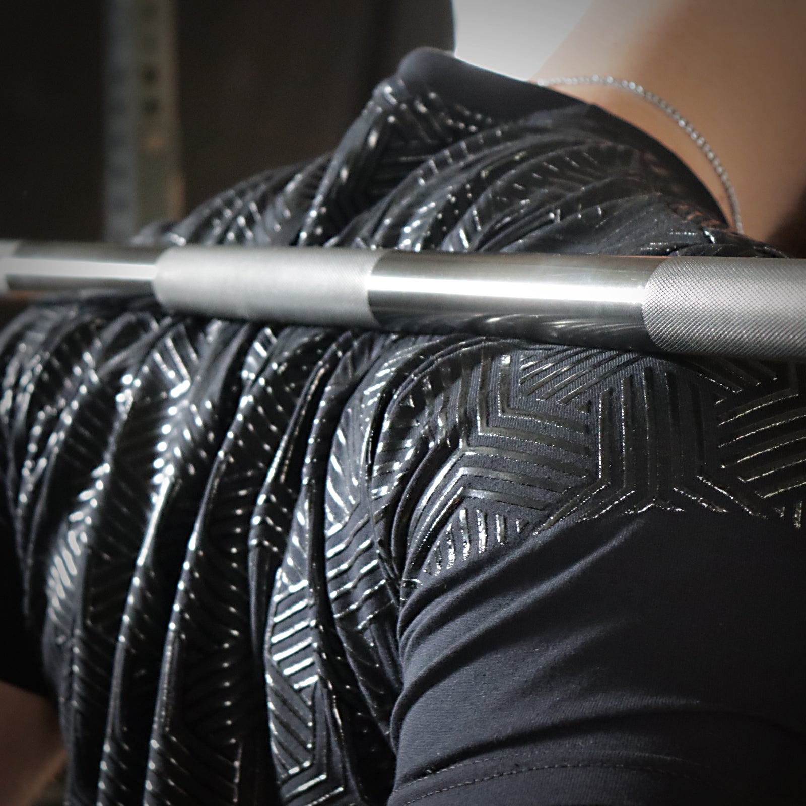 strength-shop-barbell-grip-shirt-noir-t-shirt-antid-rapant-squat-bench image 2