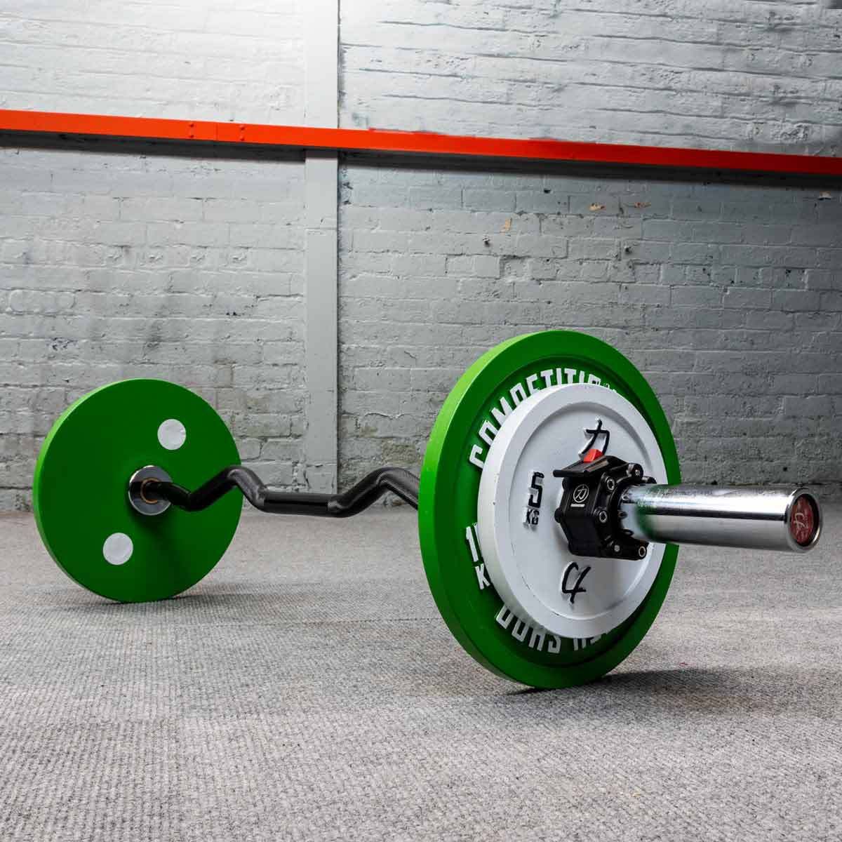 strength-shop-riot-ez-curl-bar-12-kg-black-shaft image 6
