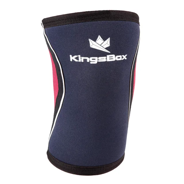 kingsbox-genouill-re-compression-n-opr-ne-5-mm-vendu-l-unit-m-bleu-rouge image 1