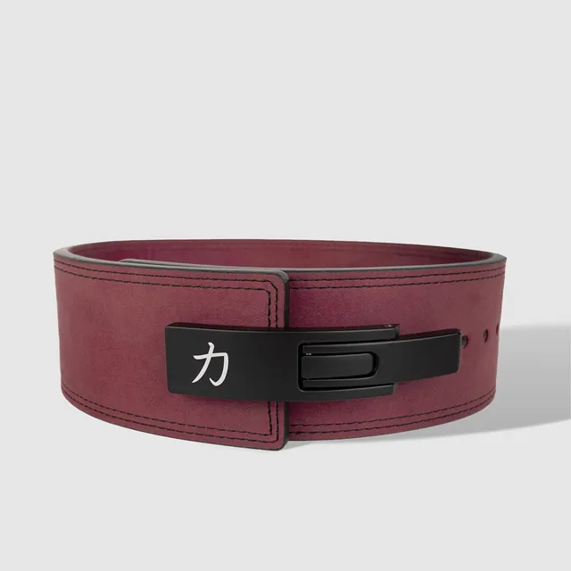 strength-shop-lever-belt-10mm-wine-red-ceinture-ipf-approved image 1